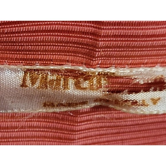 MCM Pink Marcus Brothers Handbag Straw Rattan Plastic Handle Metal Latch - Picture 7 of 11